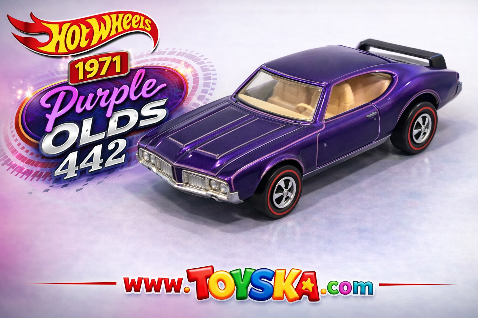 1971 Purple Olds 442 Hot Wheels