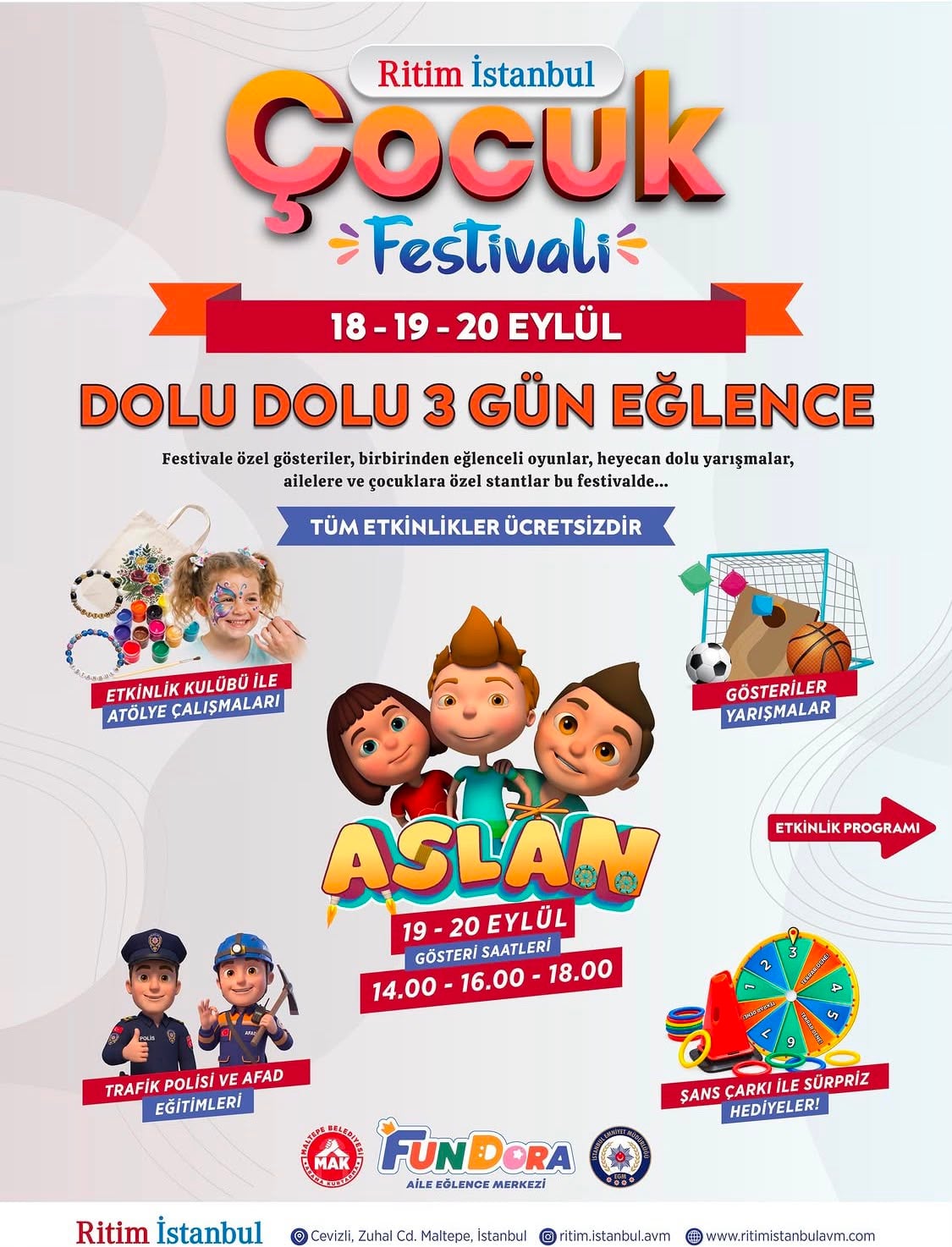  TOYSKA Ritim İstanbul AVM, TRT Çocuk Festivali’nde! Eğlenceye Davetlisiniz