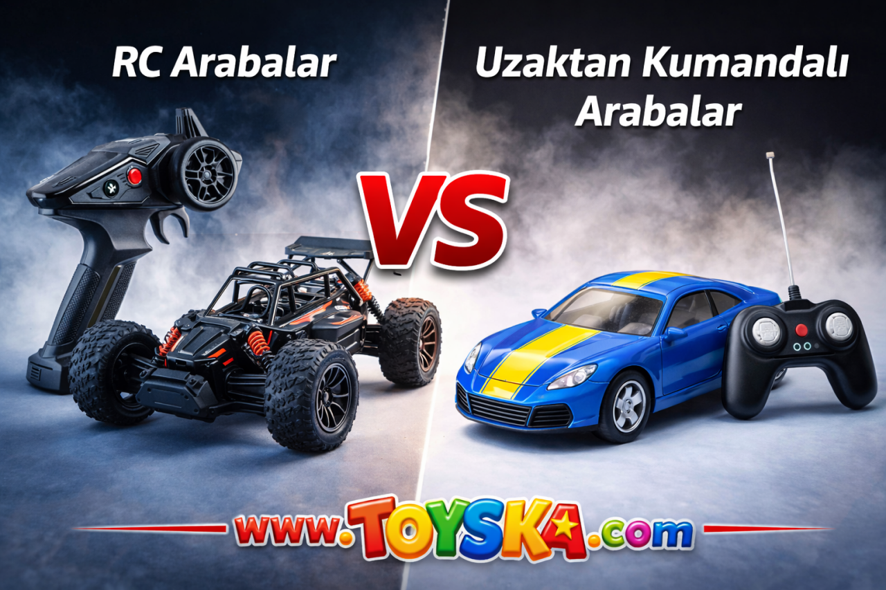 RC Arabalar ile Uzaktan Kumandalı Arabalar Arasındaki Farklar (Detaylı Rehber)