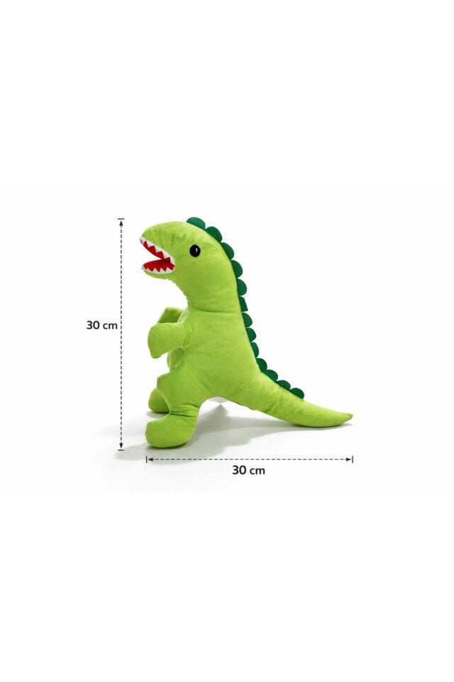 Pelüş Dolgulu Nakışlı Bebek Dinozor Kırlent