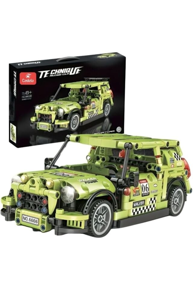 Montaj Blokları Spor Araba Seti – Koleksiyonluk Oyuncak Model Yapım Seti (502 parça)