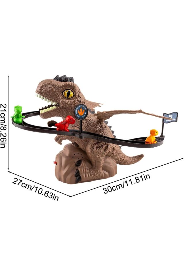 Işıklı ve Sesli Merdiven Tırmanan Dinozor – Hareketli Oyuncak Seti