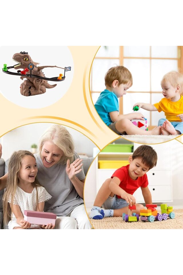 Işıklı ve Sesli Merdiven Tırmanan Dinozor – Hareketli Oyuncak Seti