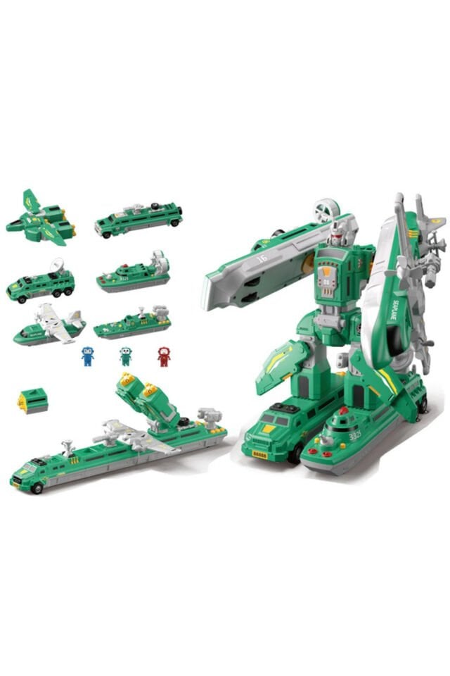 Manyetik Dönüşebilen Robot & Araç Yapı Oyuncak Seti (25 Parça)