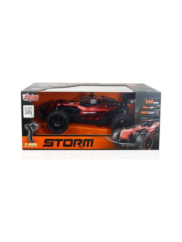 Full Fonksiyon Uzaktan Kumandalı Hızlı Off-Road RC Araba - 2.4G Şarjlı - Kırmızı
