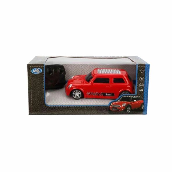 RC Mini Cooper Tarzı Araba | 4 Fonksiyon Uzaktan Kumandalı Oyuncak - Kırmızı