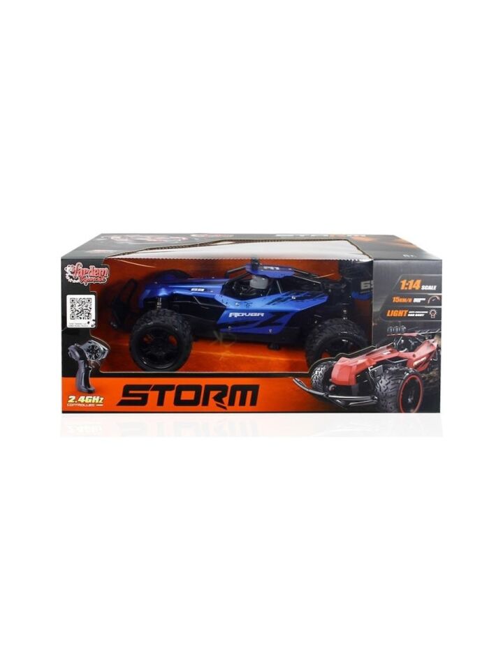 Full Fonksiyon Uzaktan Kumandalı Hızlı Off-Road RC Araba - 2.4G Şarjlı - Mavi