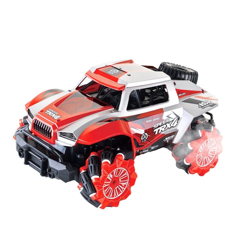 2.4G Şarjlı Duman Atan Drift Özellikli Full Fonksiyon Uzaktan Kumandalı Araba – 1200 mAh - Kırmızı