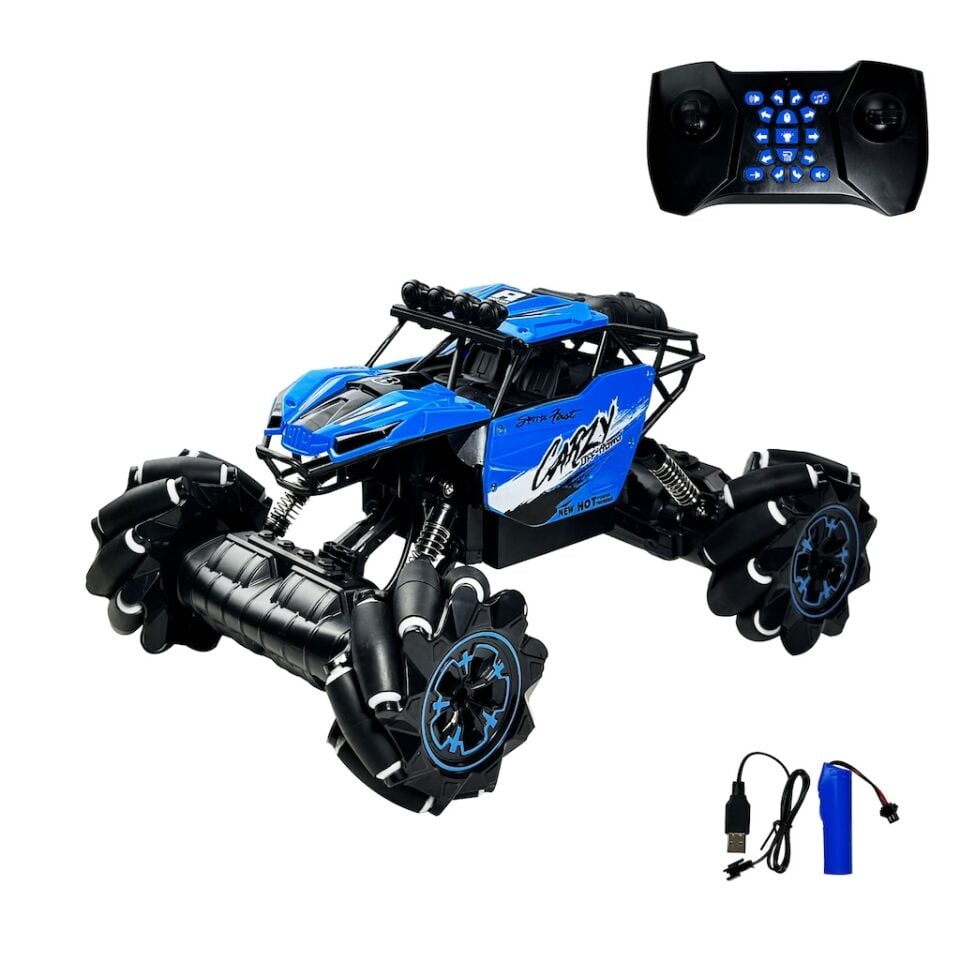 Vardem Uzaktan Kumandalı Full Fonksiyon Şarjlı 2.4 Ghz 1:16 Off Road Arazi Arabası - Mavi