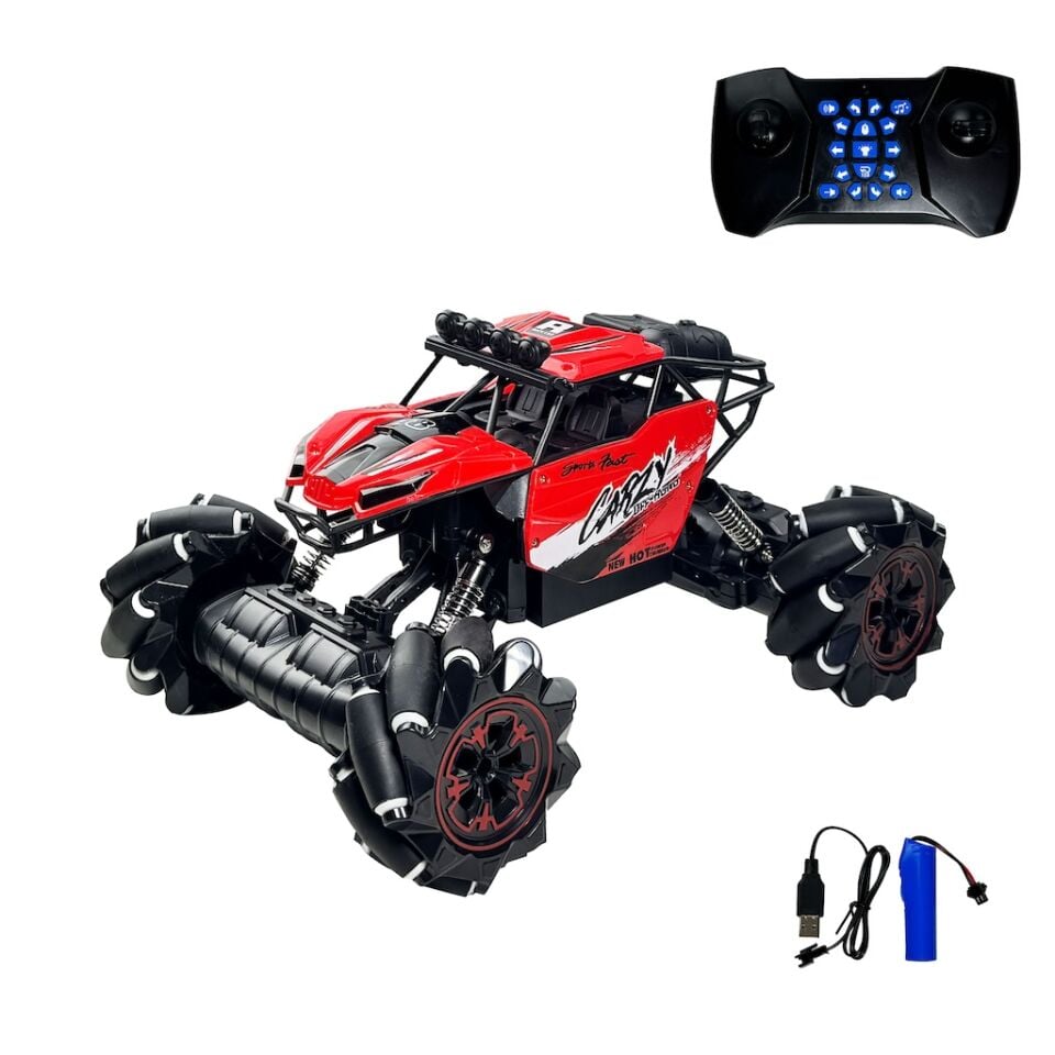 Vardem Uzaktan Kumandalı Full Fonksiyon Şarjlı 2.4 Ghz 1:16 Off Road Arazi Arabası - Kırmızı