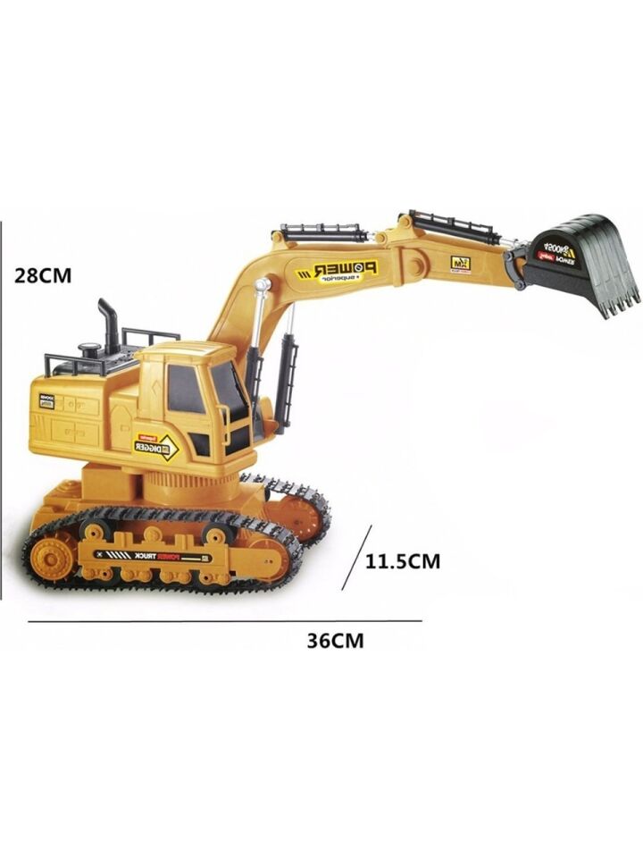 Uzaktan Kumandalı Şarjlı Paletli Ekskavatör Kepçe – 360° Döner Işıklı Sesli