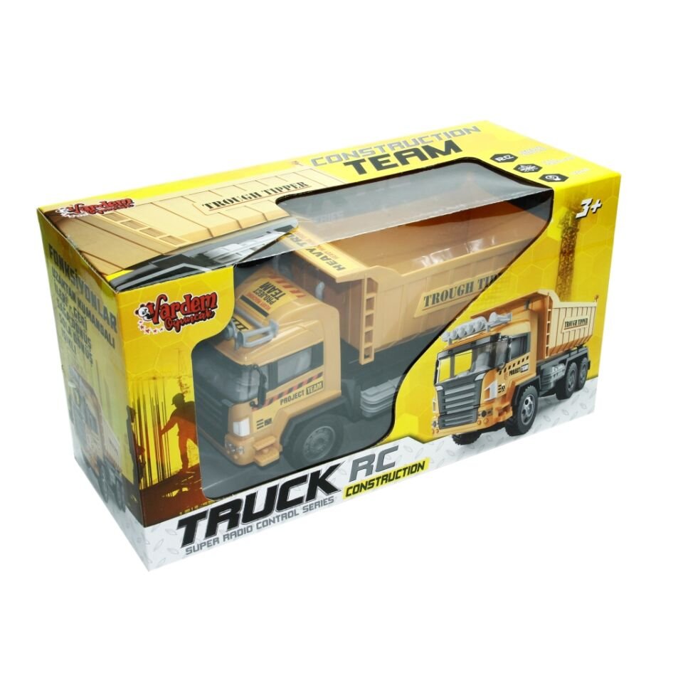 Rc Uzaktan Kumandalı Damperli İnşaat Kamyonu Şarjlı Işıklı Full Fonksiyon