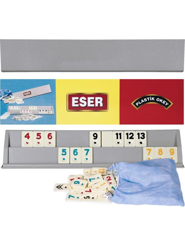 Eser Büyük Boy Plastik Okey Takımı – Dayanıklı ve Ergonomik