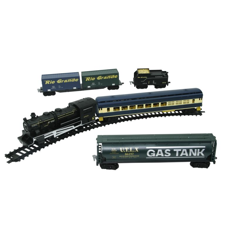 Classic Series - Nostaljik Işıklı ve Sesli 33 Parça Classic Büyük Tren Set