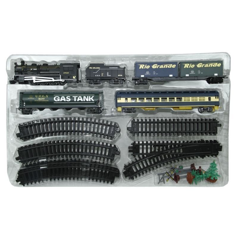 Classic Series - Nostaljik Işıklı ve Sesli 33 Parça Classic Büyük Tren Set