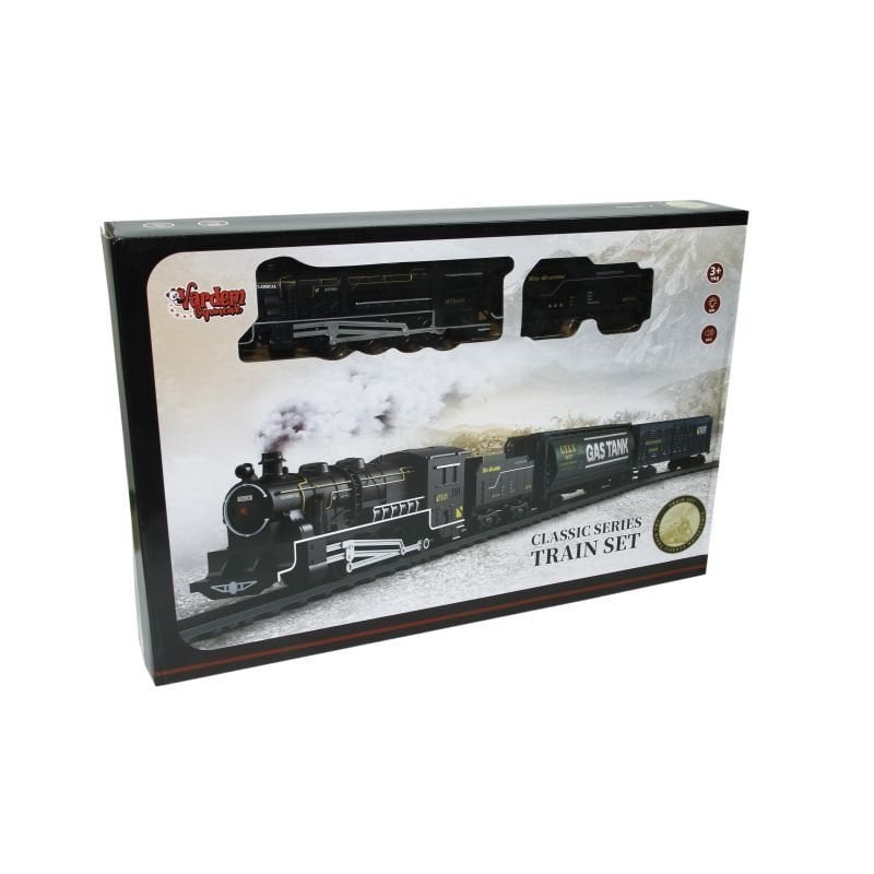 Vardem Classic Series - Nostaljik Işıklı ve Sesli 18 Parça Classic Büyük Tren Set