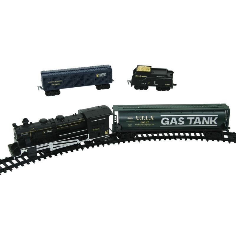 Vardem Classic Series - Nostaljik Işıklı ve Sesli 18 Parça Classic Büyük Tren Set