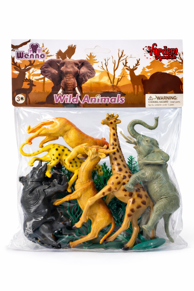 Vahşi Hayvanlar Figür Seti 10 Parça