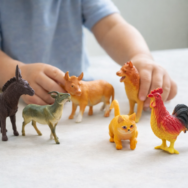 Gerçekçi Çiftlik Hayvanları Oyuncak Seti 6’lı