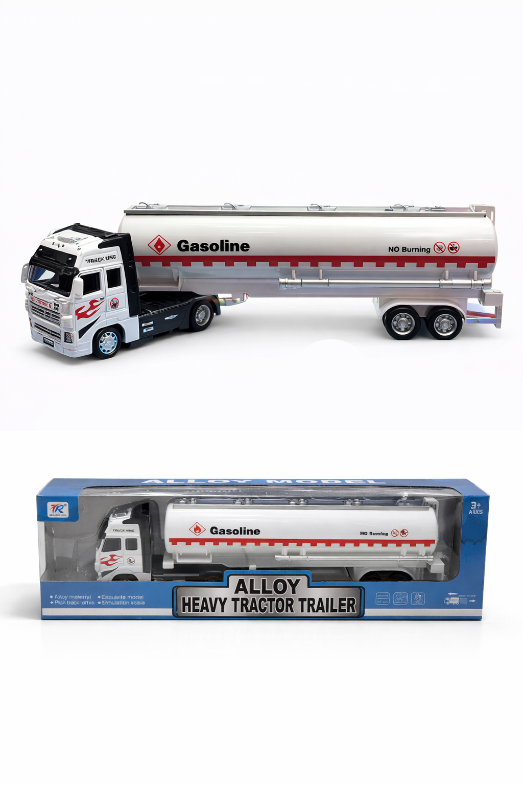 Benzin Tankeri Çek Bırak Tır - Metal Gövdeli