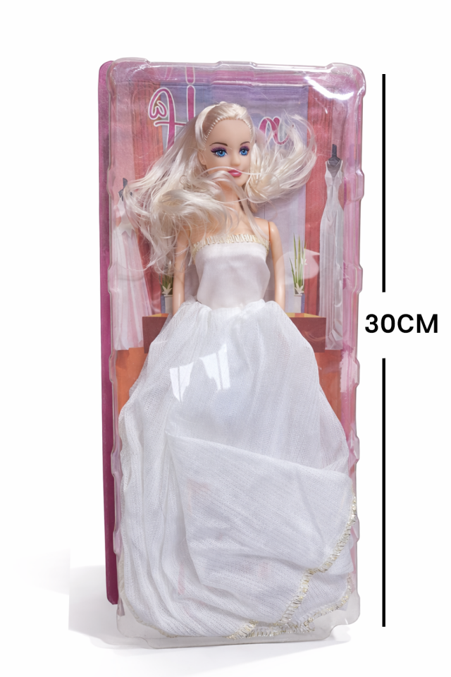 Hena Bride Gelinlikli Oyuncak Bebek