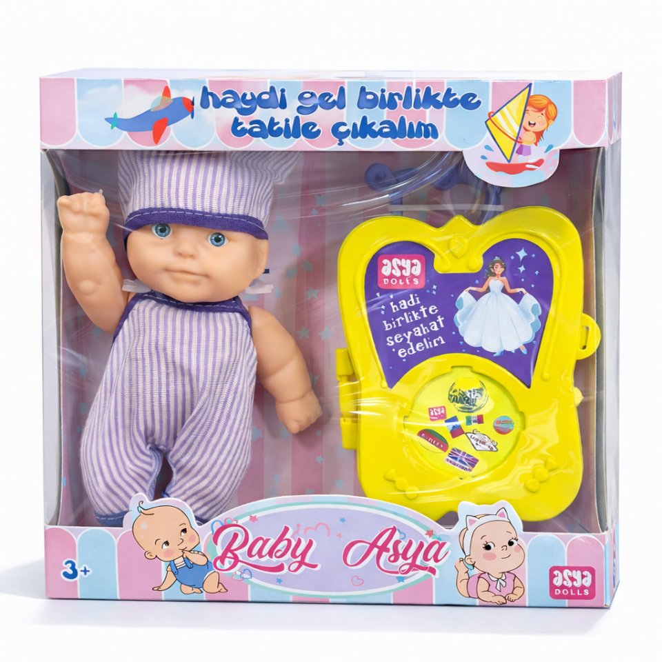 Baby Asya Seyahat Temalı Bebek Seti