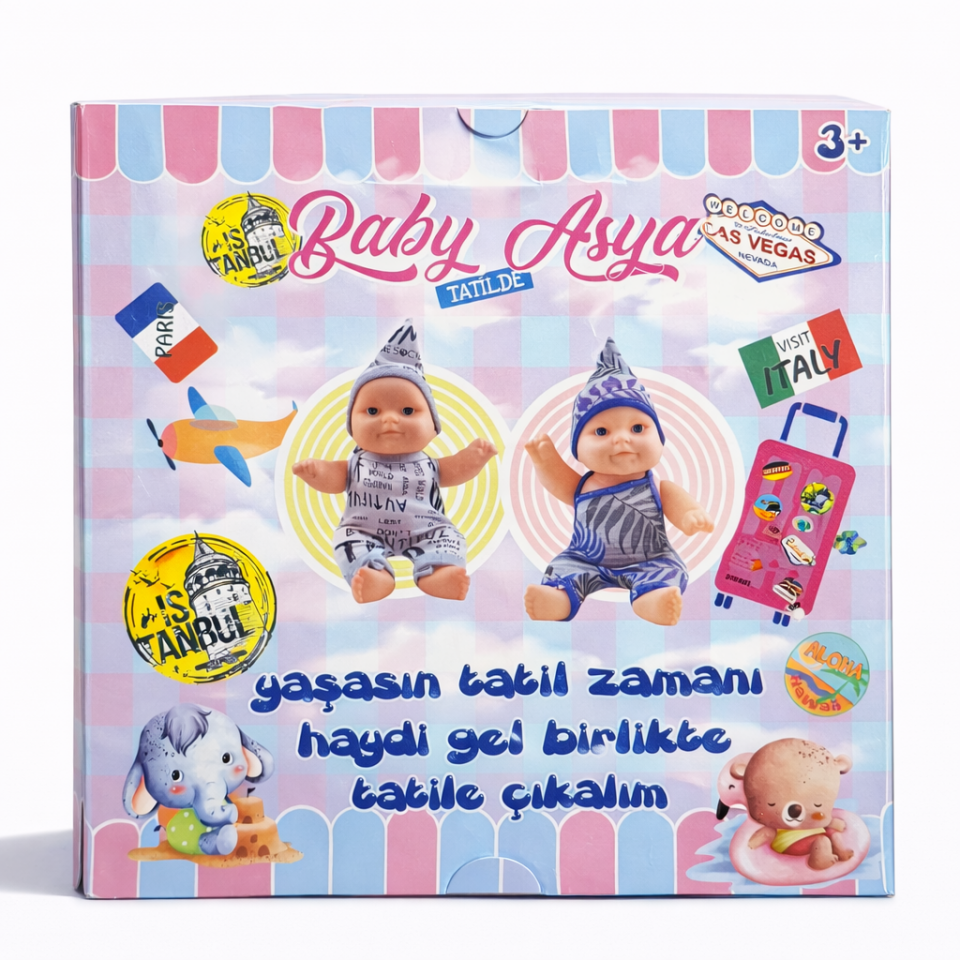 Baby Asya Seyahat Temalı Bebek Seti