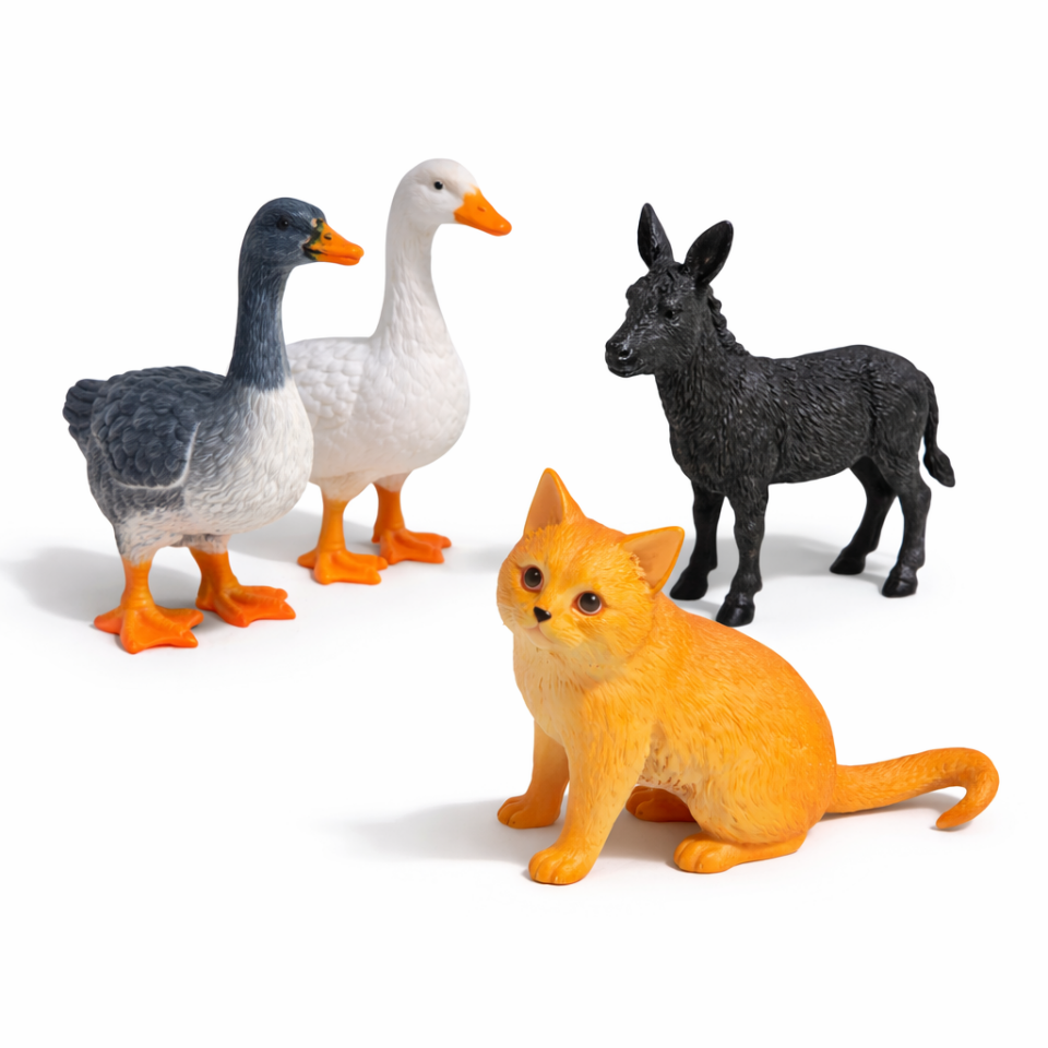 Çiftlik Hayvanları Figür Seti - 4 Parça