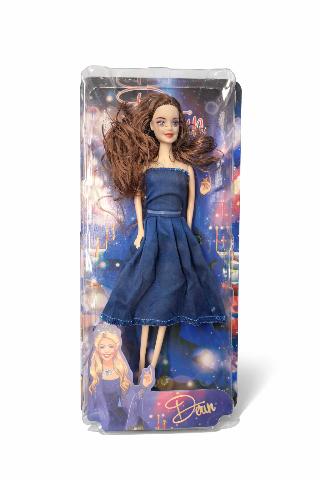 Dawn Şık Prenses Bebek - Koyu saçlı - 28cm