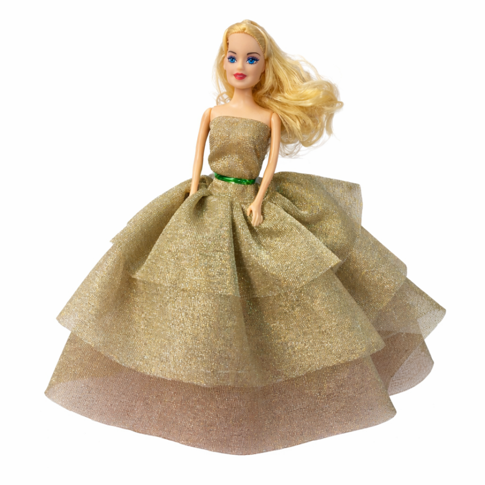 Altın Işıltılı Prenses Bebek 28cm