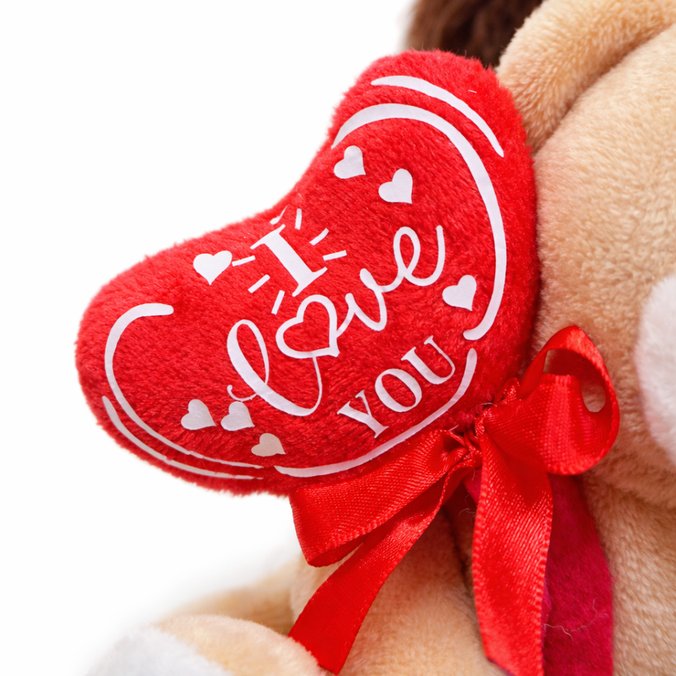 Sevgi Dolu Peluş Köpek - 19 CM