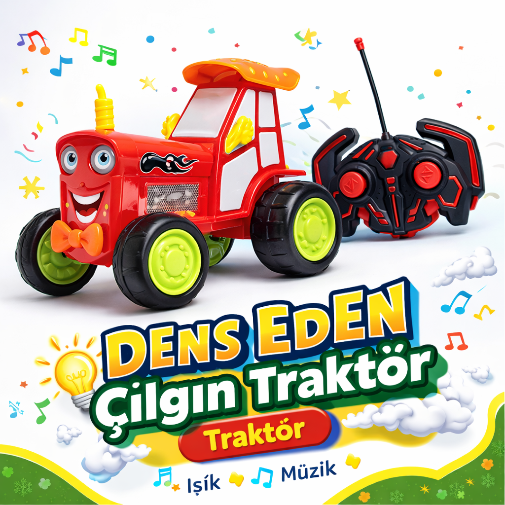 Dans Eden Çılgın Traktör - Kumandalı
