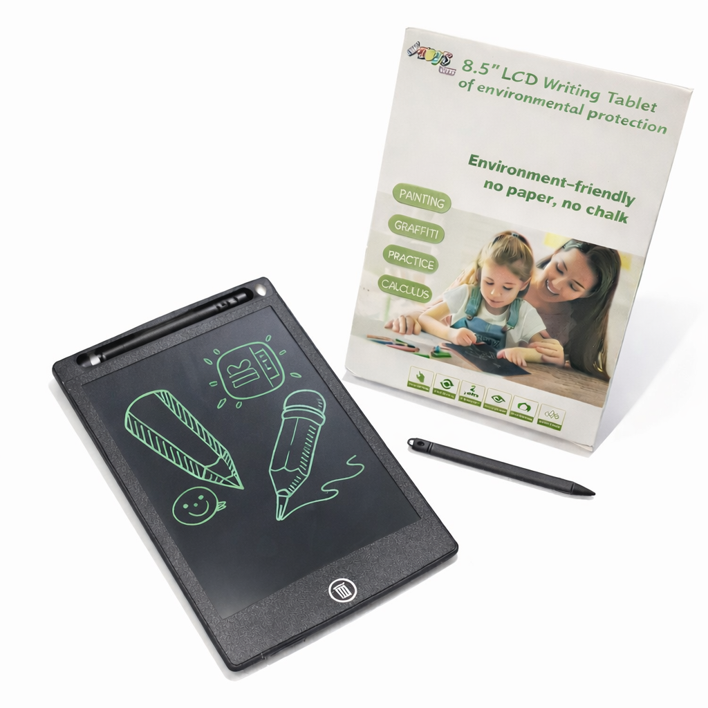 Eğitici LCD Yaz-Sil Tablet - Kalemli Dijital Çizim Tableti Yazı