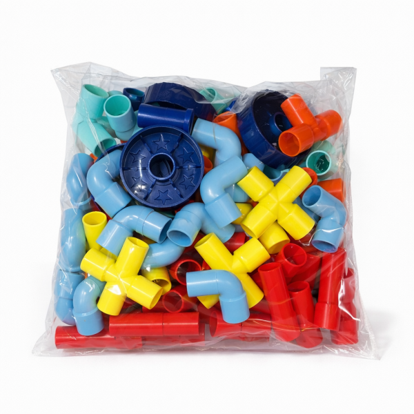 Eğitici Boru Lego Yapı Oyuncak Seti – 72 Parça