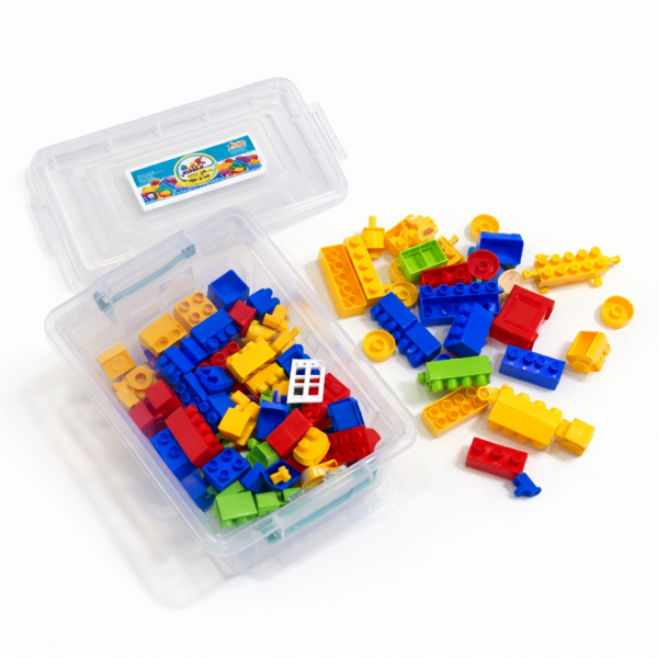 Eğitici Renkli Blok Oyuncak Seti –  ( 286 Parça Yapı Seti )