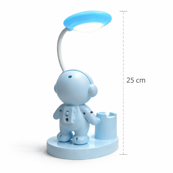Astronot Figürlü LED Masa Lambası - USB Şarjlı -