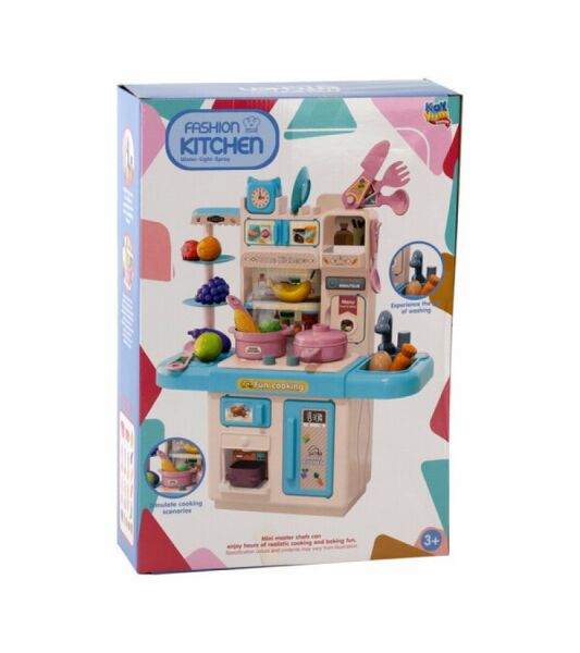 Buhar Çıkaran Işıklı Musluklu Mutfak Oyuncağı