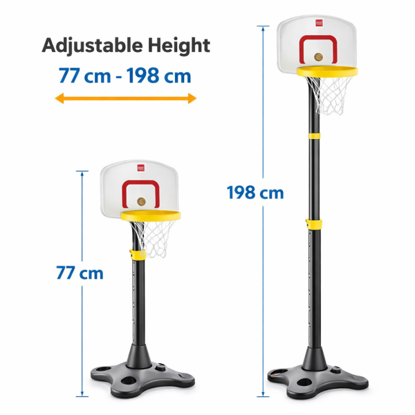 Güçlü 4348 - Ayarlanabilir Çocuk Basketbol Potası 77-198 cm