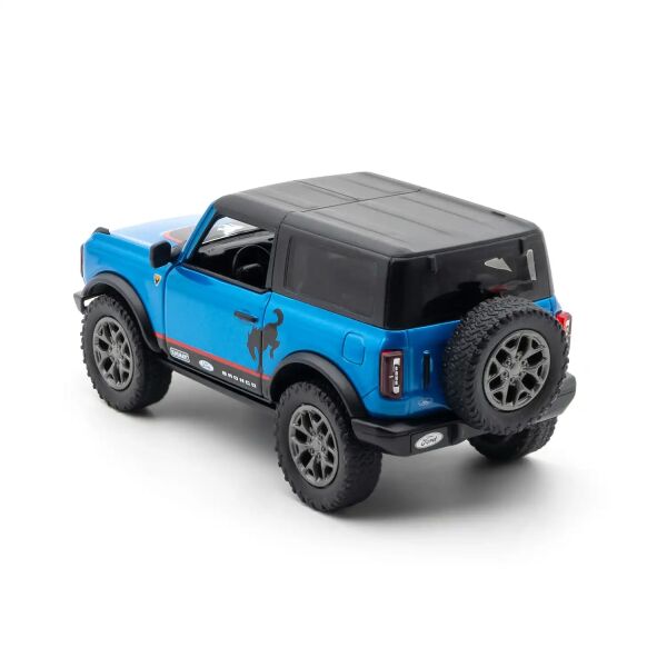 Ford Bronco 1:34 13cm Die-Cast Metal Model Araba Mavi
