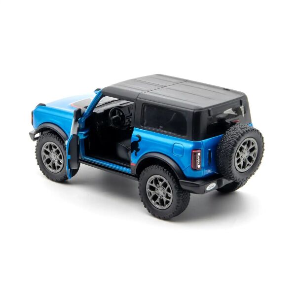 Ford Bronco 1:34 13cm Die-Cast Metal Model Araba Mavi