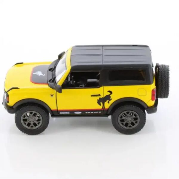 Ford Bronco 1:34 13cm Die-Cast Metal Model Araba Sarı