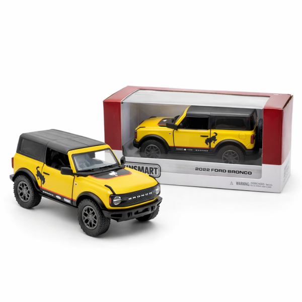 Ford Bronco 1:34 13cm Die-Cast Metal Model Araba Sarı