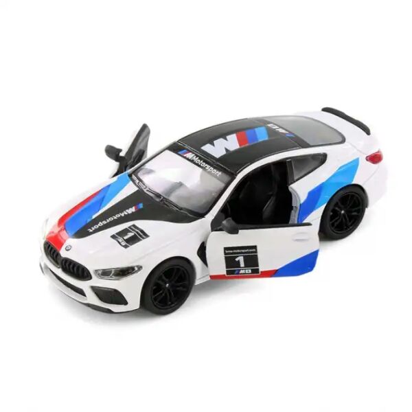 BMW M8 Competition Coupe 1:38 Die-Cast Metal Model Araba Beyaz