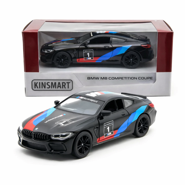 Kinsmart BMW M8 Competition Coupe 1:38 Die-Cast Metal Model Araba Siyah