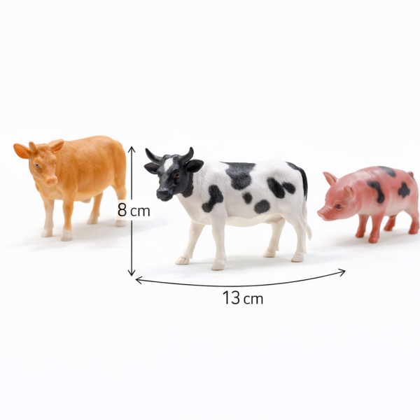 Çiftlik Hayvanları Oyuncak Seti 6’lı