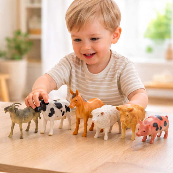 Çiftlik Hayvanları Oyuncak Seti 6’lı