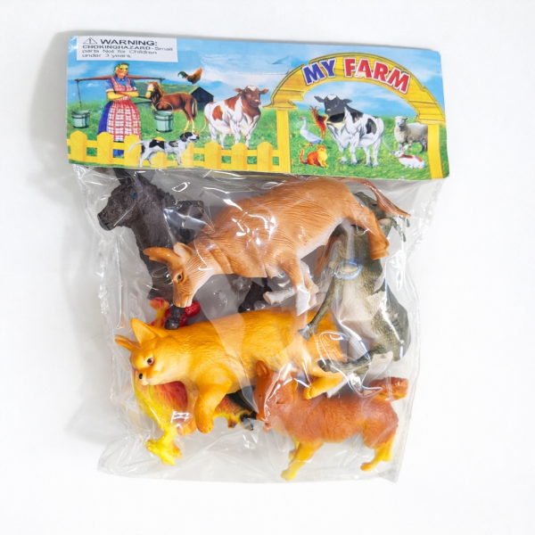 Çiftlik Hayvanları Oyuncak Seti 6’lı