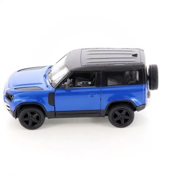 Kinsmart Land Rover Defender 90 Die Cast Model Araba 1:36 Lisanslı Mavi