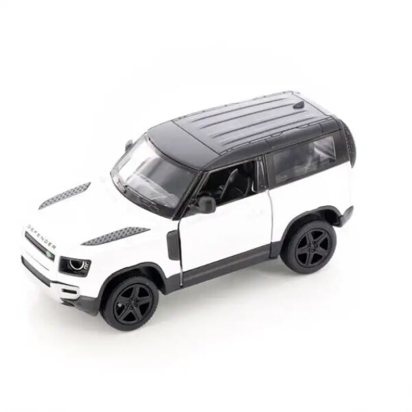 Kinsmart Land Rover Defender 90 Die Cast Model Araba 1:36 Lisanslı Beyaz