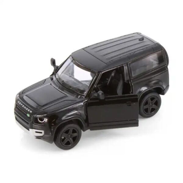 Kinsmart Land Rover Defender 90 Die Cast Model Araba 1:36 Lisanslı Siyah